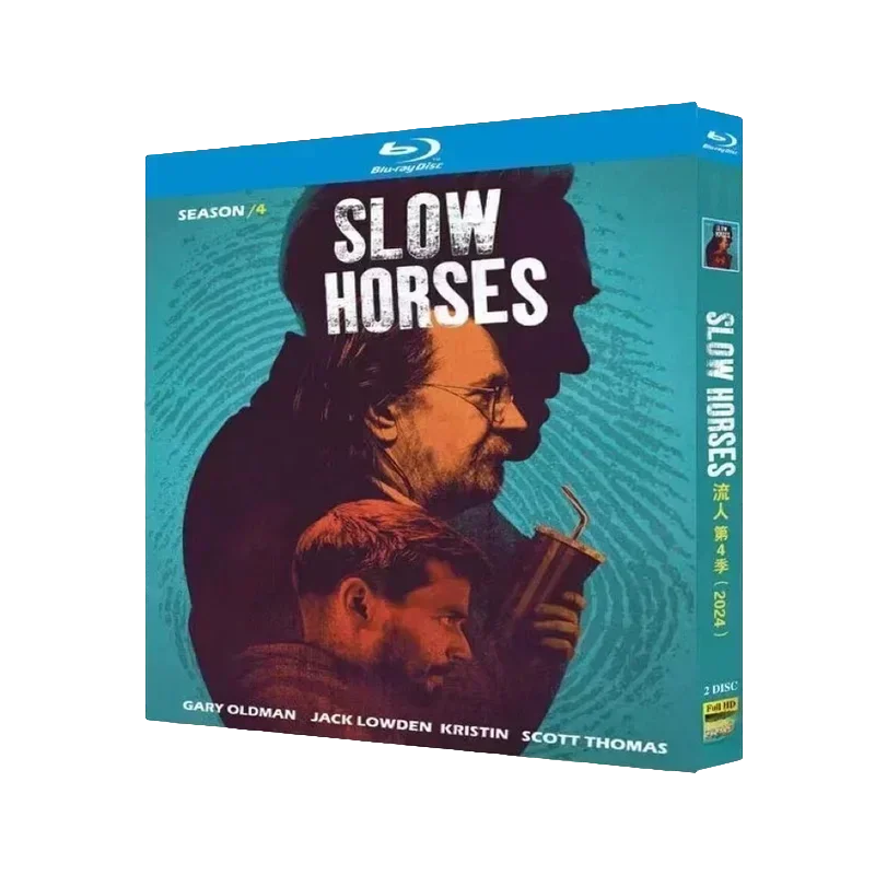 Blu-ray Slow Horses Season 4 (2024) Film 2-Disc All Region Box Set Blu-ray Disc English Pronunciation High Definition BD