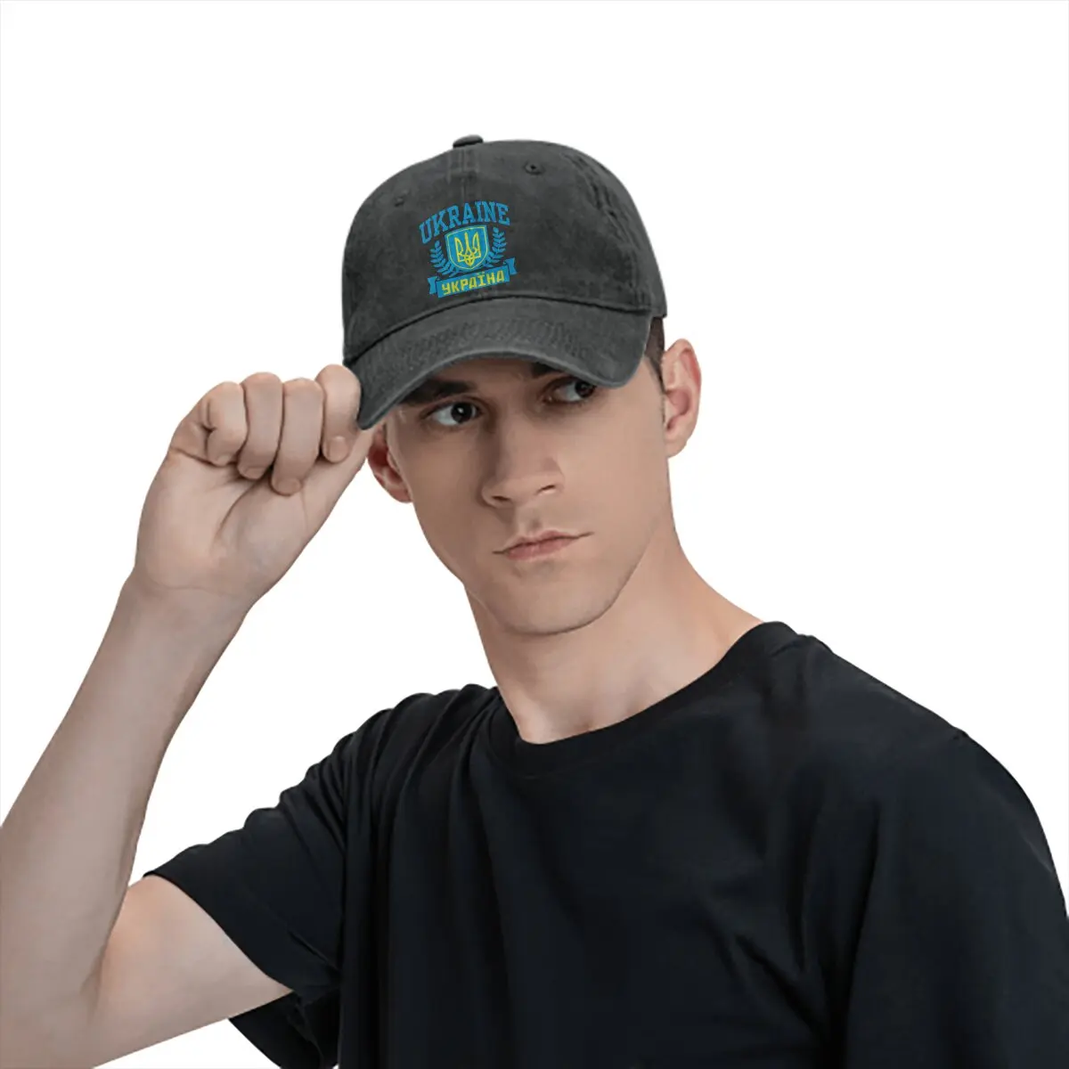 Ukraine Summer Cap Sun Visor Hip Hop Caps Ukraine Ukrainian Cowboy Hat Peaked Hats image 4