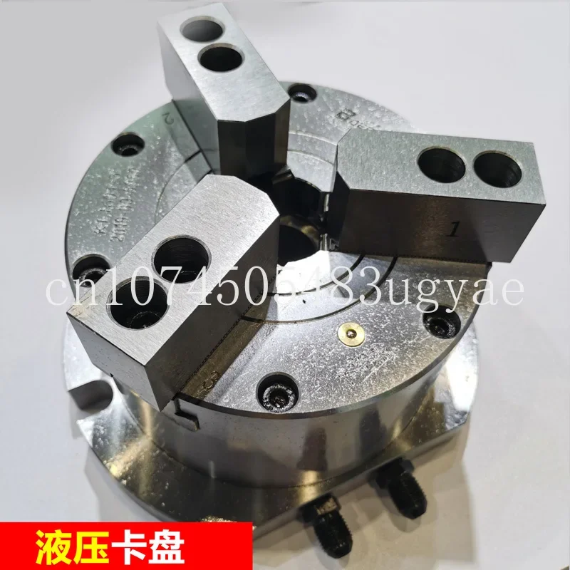 Vertical Pneumatic Clamp Chuck Pneumatic Three-Jaw Chuck Clamp Pedestal KL06Q-3 130 CNC Fixture for Milling Machine