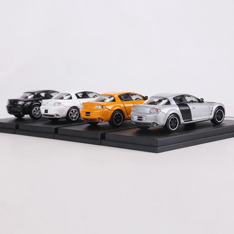 DCT 1/64 มาสด้า RX8 รถของเล่นรถมอเตอร์ไดคาสโลหะรุ่นเด็กคริสต์มาสของขวัญของเล่นสำหรับชาย