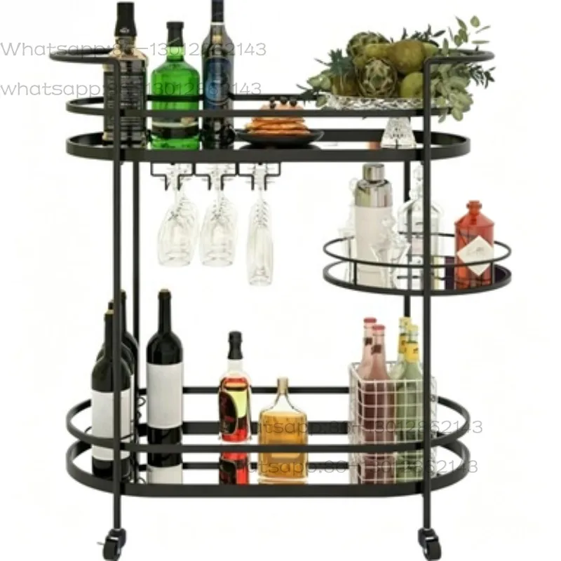 Mobile hotel delivery cart, tea cart, storage rack, home beverage cart, beauty trolley