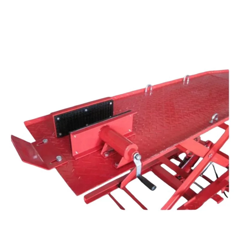 ลิฟท์จอดรถมอเตอร์ไซค์แบบพกพา 800/1000 ปอนด์ แท่นซ่อมในโรงรถแบบพับได้ เครื่องมือยก ​