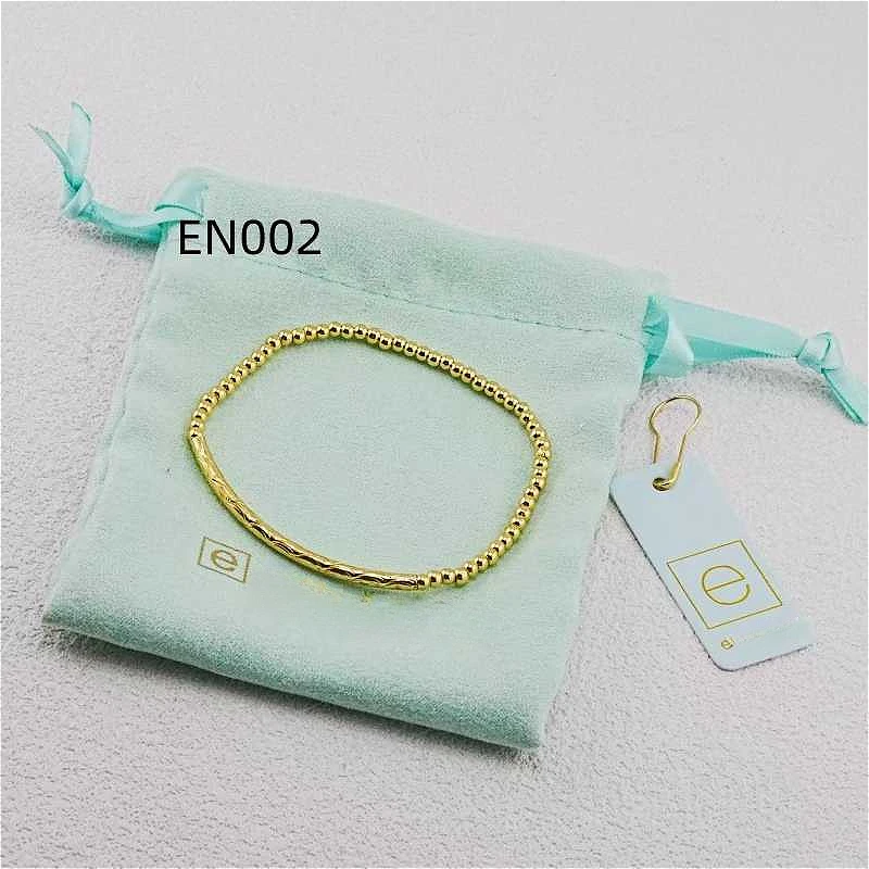 YEEVAA Curved Bead Elastic Stackable Adjustable Bracelet, Fashion Jewelry Gift for Women Daily Layering