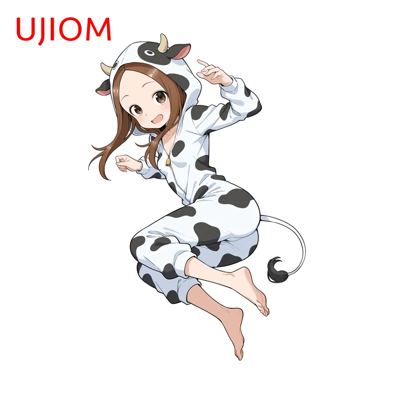 UJIOM Takagi San Cow Suit Wall Sticker Attractive Exquisite Attractive Unique Versatile Edgy Decal Waterproof Vinyl Material