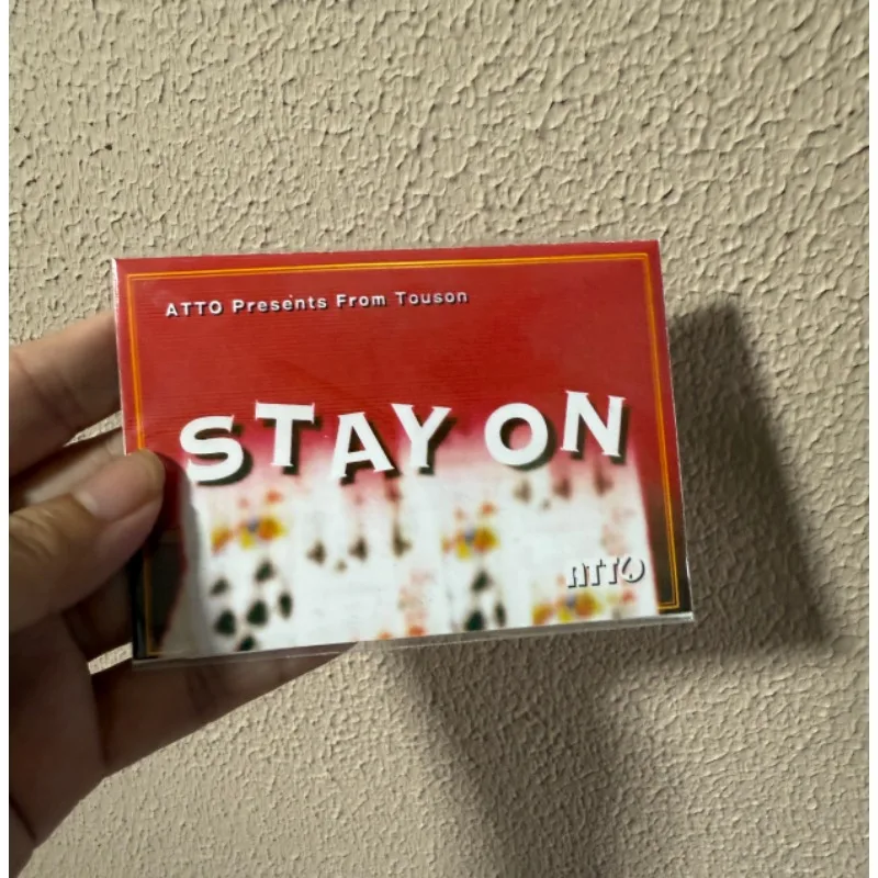

STAY ON by Touson & Katsuya Masuda (Gimmick and Online Instructions) Card Magic Tricks Props Illusions Close up Magic Magician