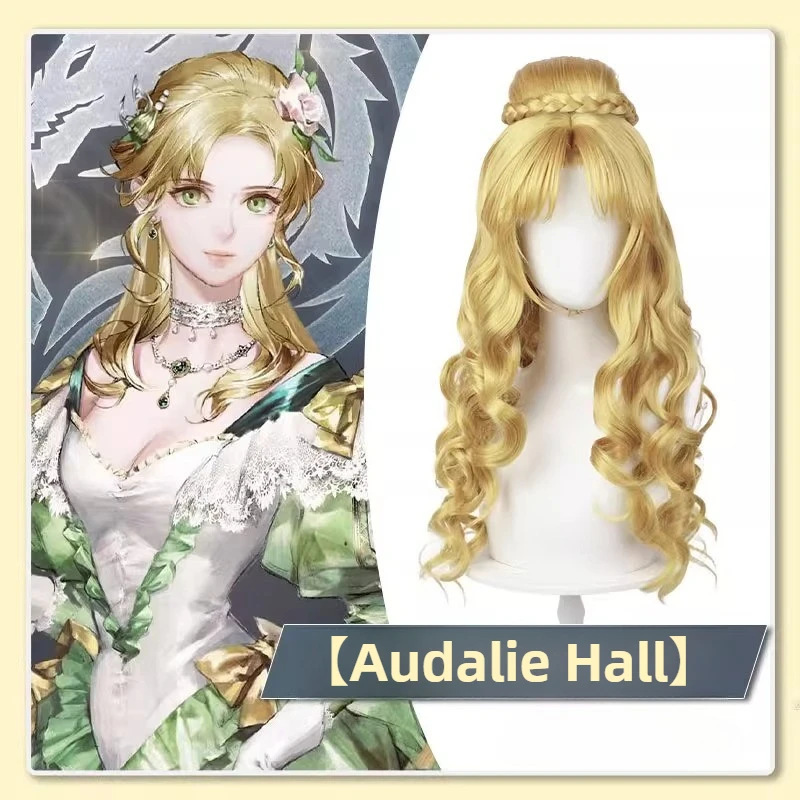 

Lord of Mysteries Audrey Hall Cosplay Wig with Inverted Bangs and Big Hair Bun