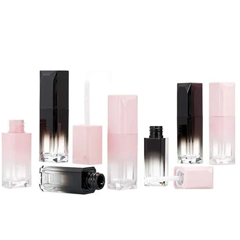 5 Stuks 5G Gradiënt Kleur Lippenstift Tubes Hervulbare Lippenbalsem Containers Draagbare Fles Voor Cosmetische Lipgloss Monster Container