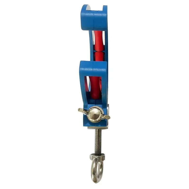 4X Cable Laying Roller Helper Adjustable Clamp Pulley Cable Wire Threading Tool Cable Tray Roller Cable Threading