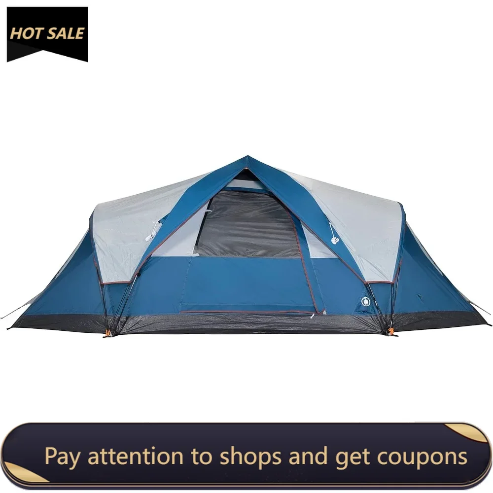 

4-6 Person Tent/Instant for Camping Waterproof Family 60 Seconds/Easy Setup Cabin Tent，Dome Camping Tent-13.5' x 7' Freight free