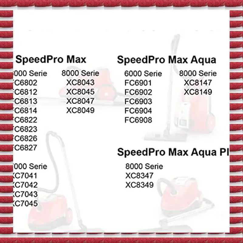 

A97G 8X Vacuum Cleaner Filter Set Comp For Speedpro Max FC6802 Speedpro Aqua Filter Set Replaces