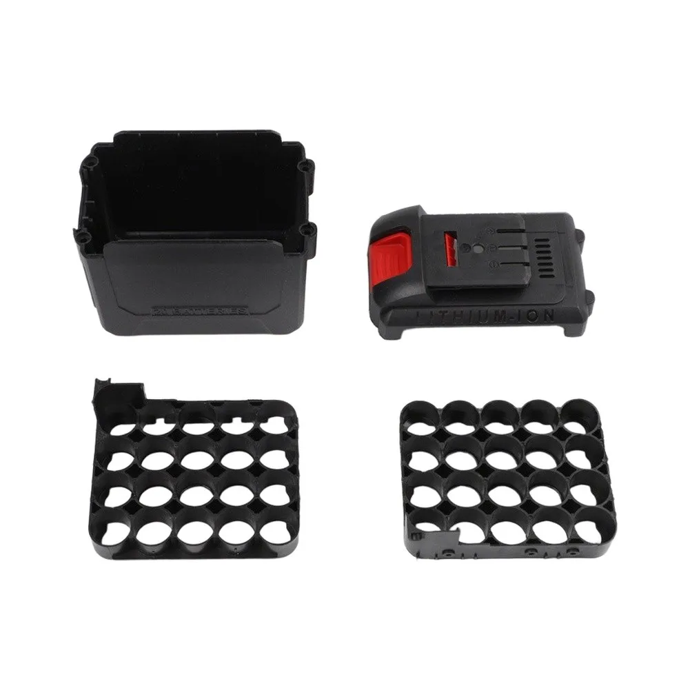 

Black Nylon Battery Case Case For Rechargeable Batteries 10 Series Battery Holder High Strength Nylon Material