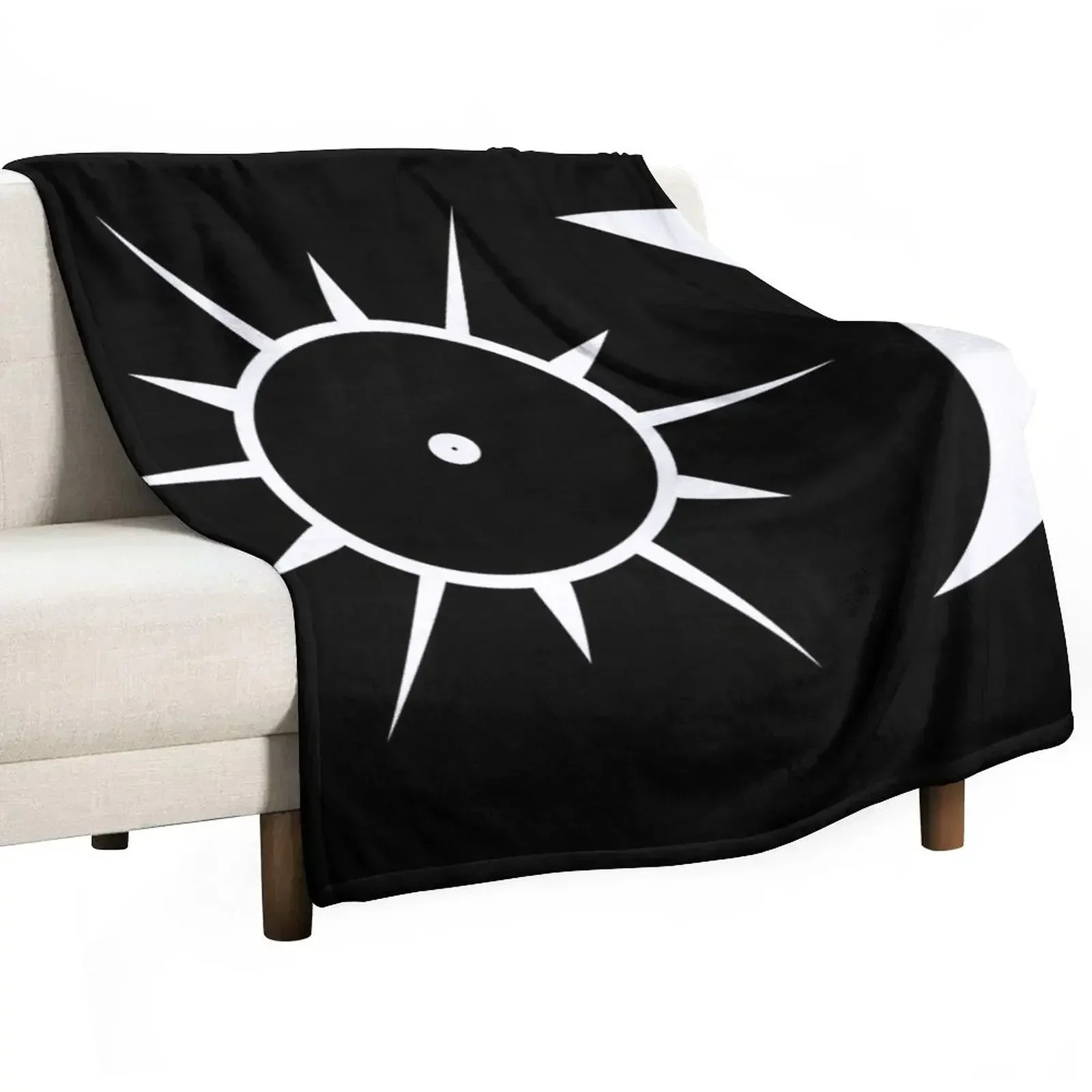 New Sun Moon Throw Blanket Warm Quilt Flannels warm winter Furry Blankets
