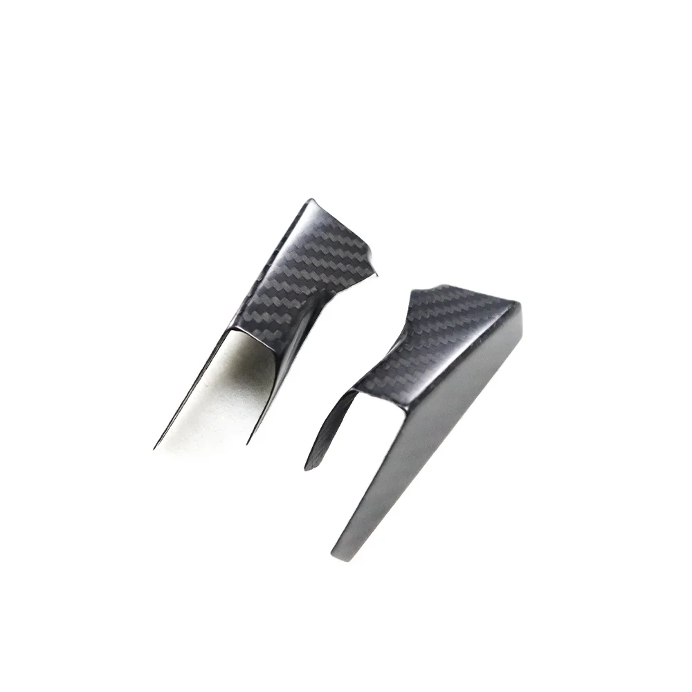 Hot selling Matt Black Dry Carbon Fiber Dashboard Side Trims  Interior Panel Car Accessories for Tesla Model 3