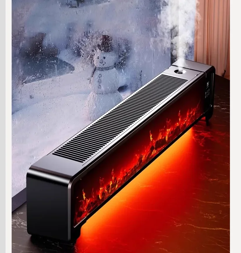 سخان مساحة ركلة جديد 220 فولت، مساحة كبيرة، سخان كهربائي من الجرافين موفر للطاقة في الشتاء CDD