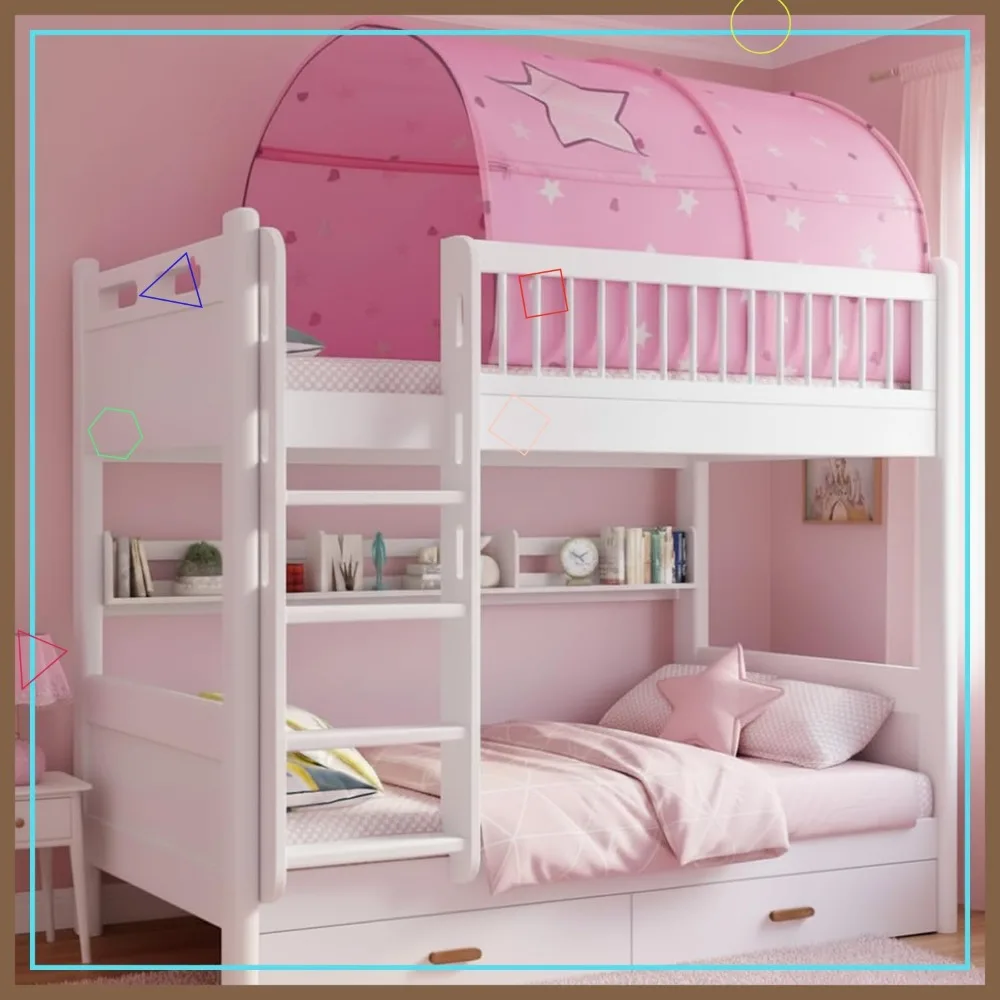 Kids Starry Bed Can…
