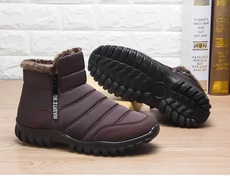 

Men'S Sneakers Men Winter Sports Shoes Soft Bottom Anti Slip Casual Sneaker Cold Proof And Warm Keeping