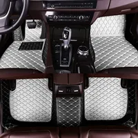 5D leather waterproof Custom Car Floor Mats For Toyota Prius 2th 3th W2 W3 Auto Carpets Foot Coche Accessorie floor liners