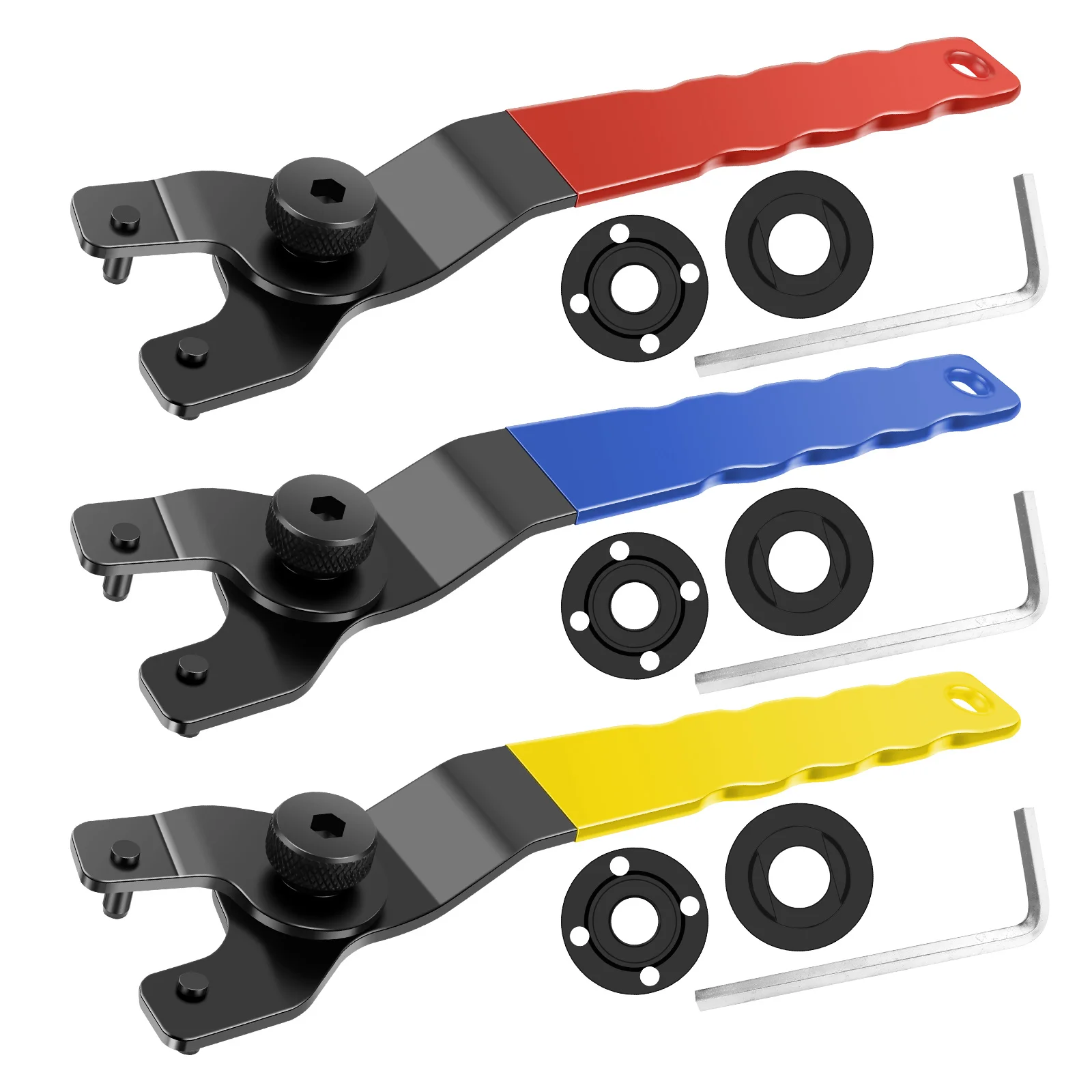 

Угловая шлифовальная машина, гаечный ключ с шестигранным ключом, 5/8 "-11, металлический гаечный ключ с регулируемым фланцем для большинства шлифовальных станков, настольная циркулярная пила