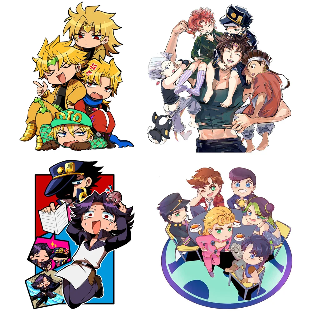 JOJO Stickers Jotaro Anime Poster Jolyne Cujoh Sticker Sexy Anime Girl Decals Motorcycle Decorative PVC Waterproof