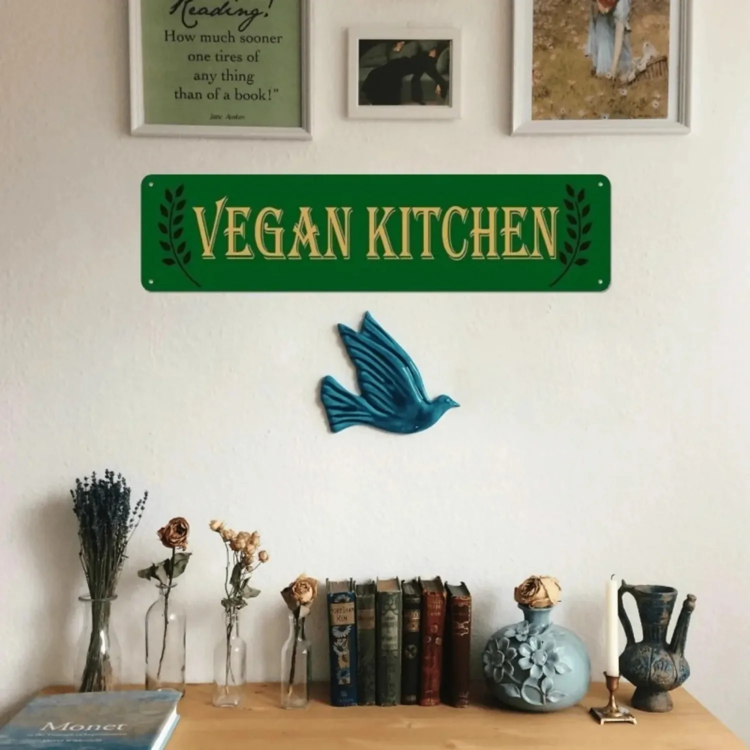 CIFbuy Vintage Metal Sign, Personalized Text for Home Garden Restaurant Bar Garage Wall Decor