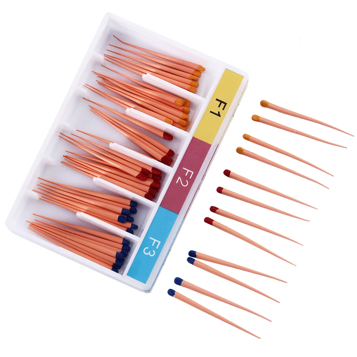 3Pack Azdent Dental Gutta Percha Points F1 F2 F3 Endo Root Canal Obturating Tips Dentistry Tools Laboratory Material