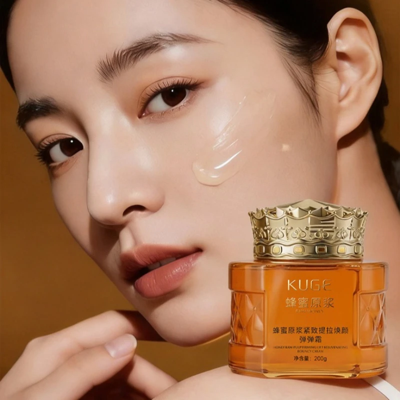 Honey Propolis Firming Lifting Face Cream 200g Hydrating Stretchable Formula, Visibly Reduces Fine Lines & Restores Elasticity