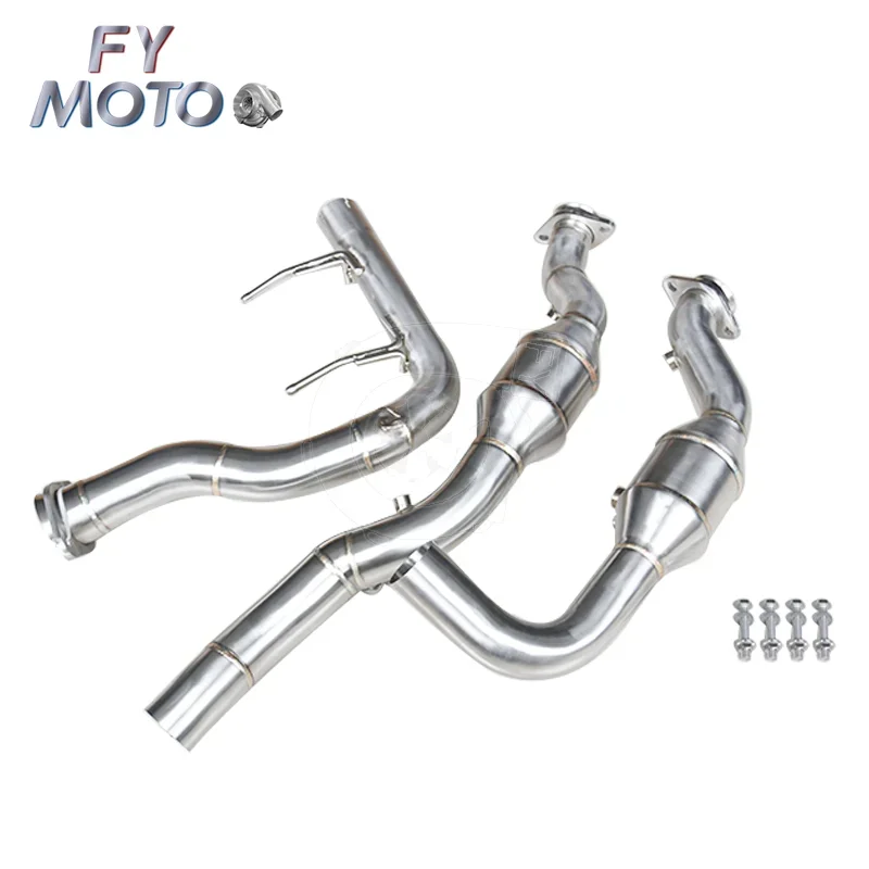 Exhaust Catless Downpipe For Ford F150 SVT RAPTOR 3.5TT 2015-2019 Twin Turbo