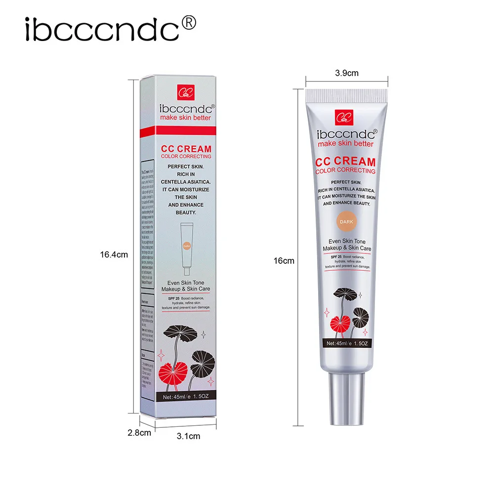 Centella Asiatica CC Cream Correttore idratante Primer per trucco a lunga durata Primer idratante Base per trucco liscio CC Cream