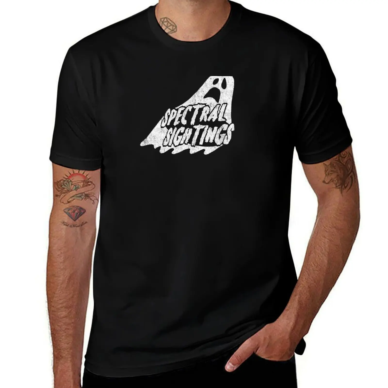 Spectral Sightings T-Shirt Casual Light Summer Short Sleeve Top T-Shirt