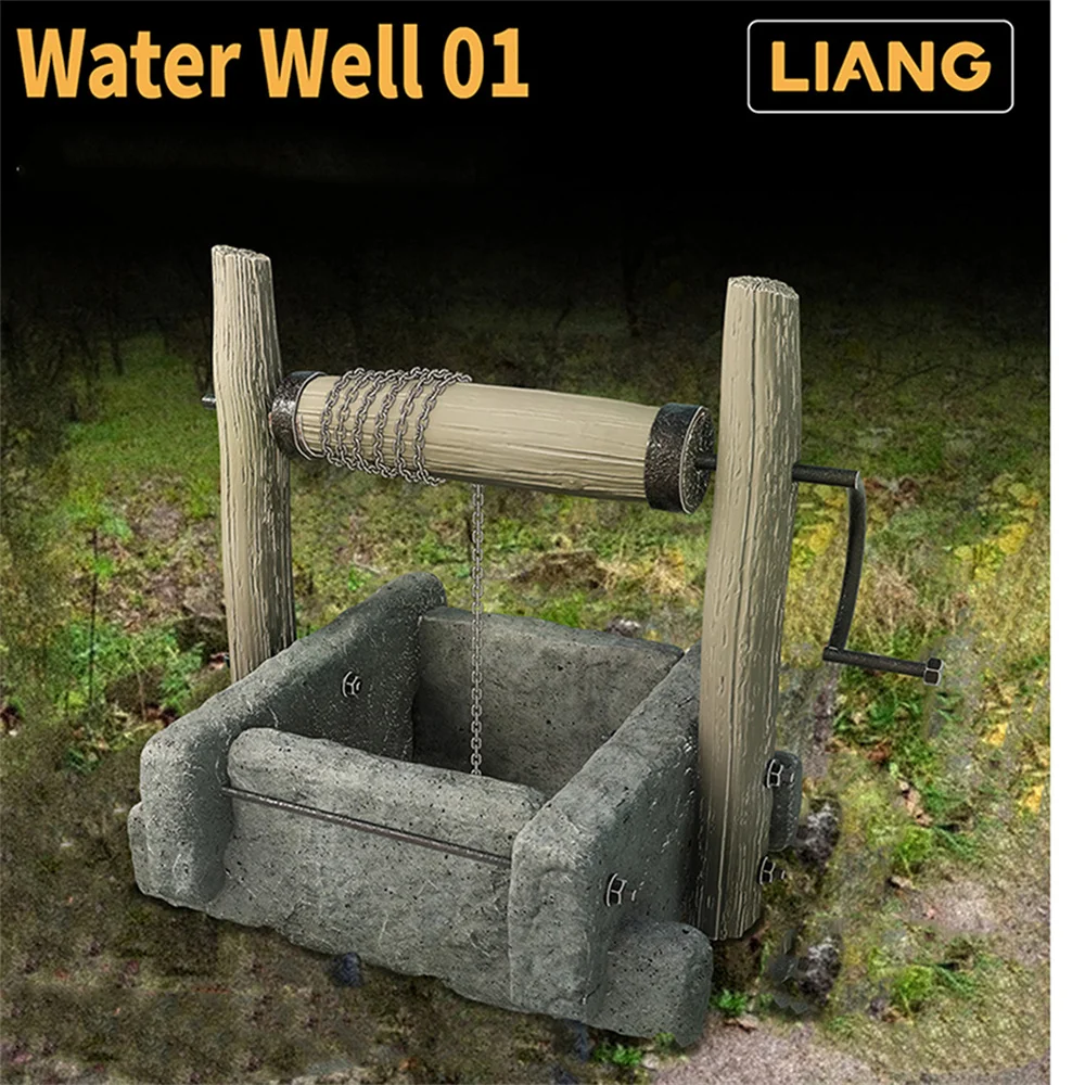 井戸セット LIANG-0605 1/35 スケール モデルシーン 井戸 01