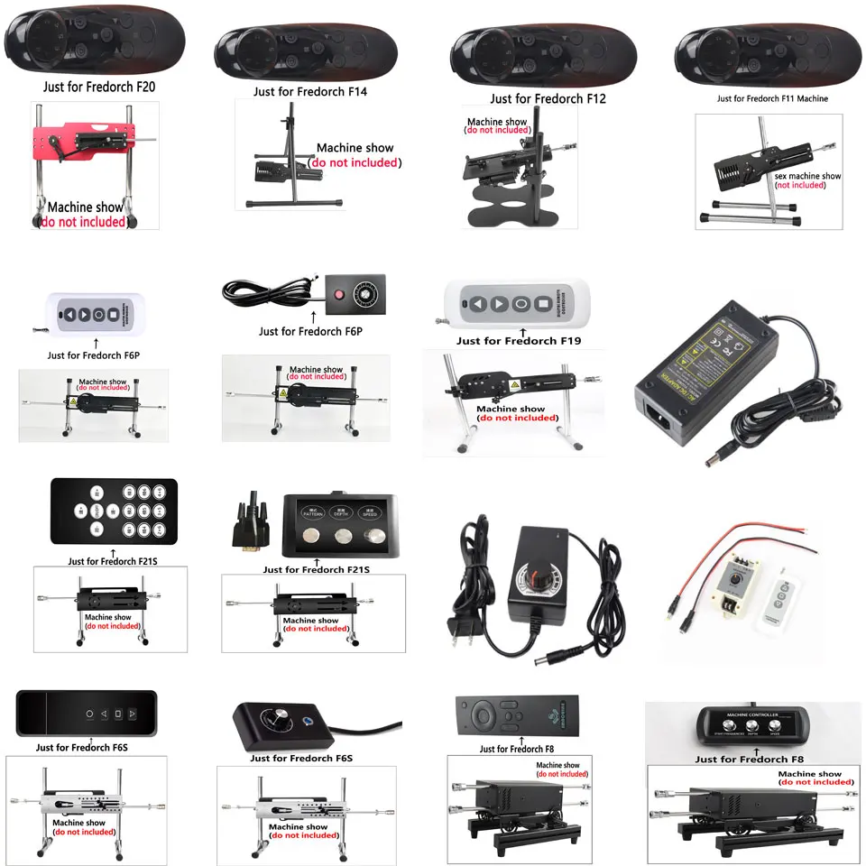 FREDORCH Sex machine remote control and speed controller collection Wire controller Applicable Model F6 F6S  F6P F19 F11  A2 F2