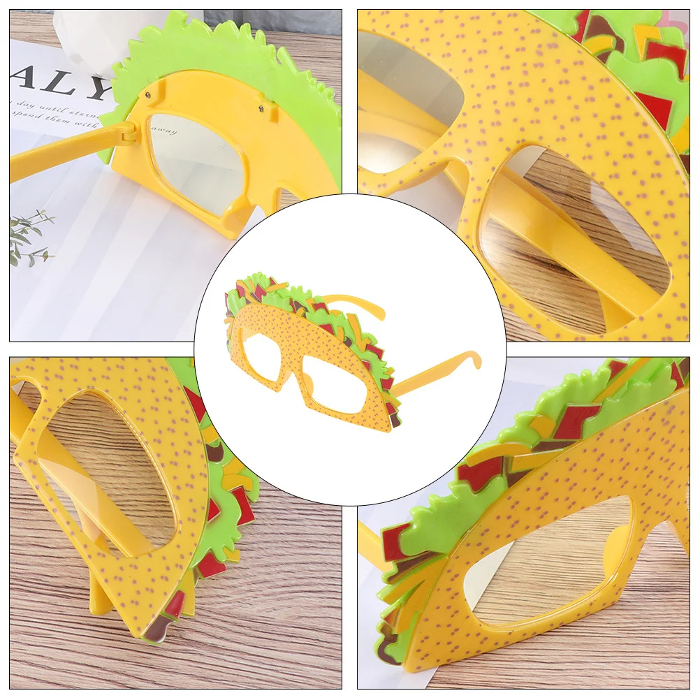 Feestbril Mexicaanse Taco Nieuwigheid Brillen Voor Volwassenen Kinderen Kostuum Accessoire Photo Booth Props Viering Decor