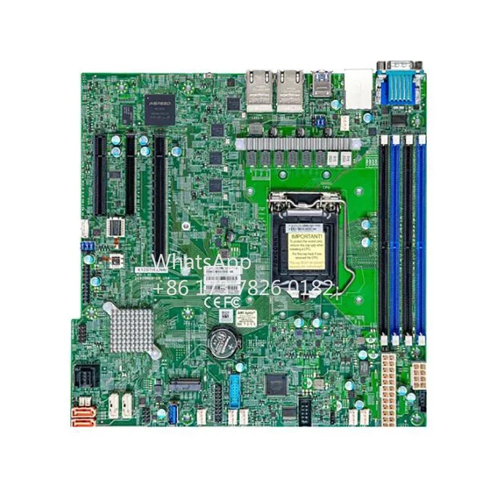 Server Motherboard Xeon E-2300 Processor Single Socket LGA-1200 For Supermicro X12STH-LN4F