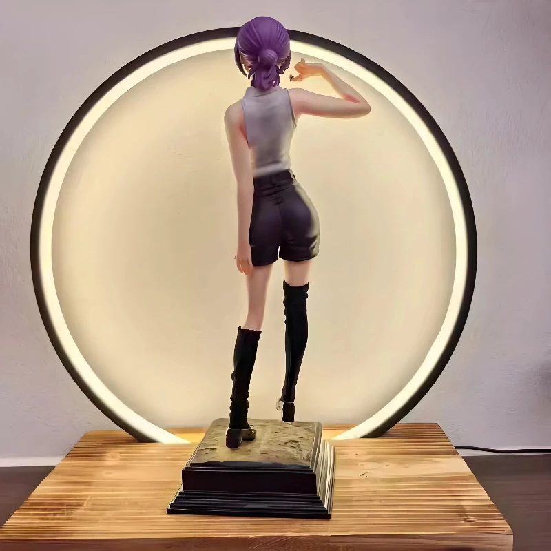 اللعب هدايا عيد الميلاد بالمنشار رجل ريز ريس الشيطان سلسلة مثير فتاة بولي كلوريد الفينيل تمثال أنيمي تمثال نموذج سطح المكتب حلية جمع