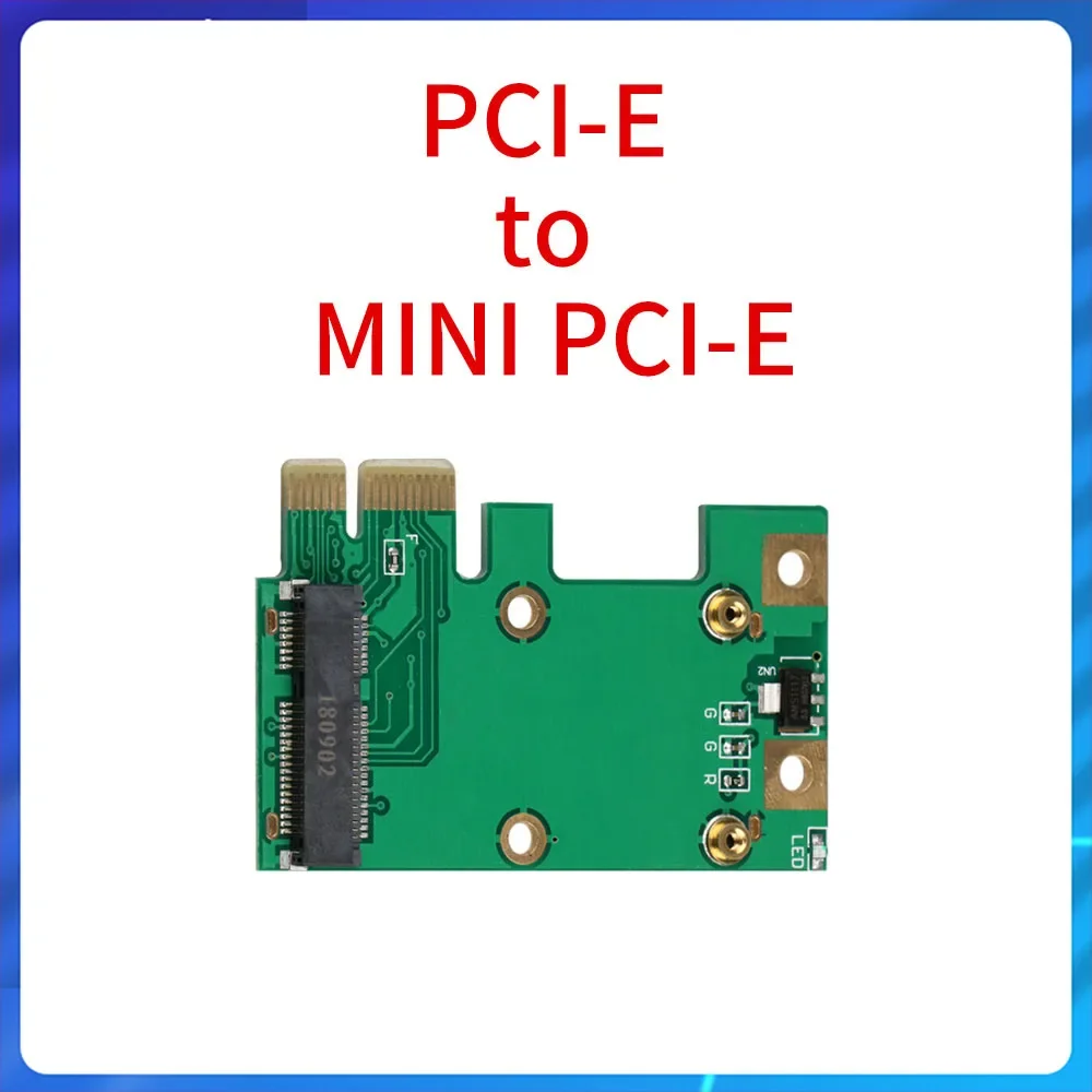 ل PCIE1X MINI PCIE إلى USB3.0 WiFi Network PCIE إلى Mini PCIE محول بطاقة PCI-E اللاسلكية الصغيرة إلى بطاقة توسيع PCI-E السريعة