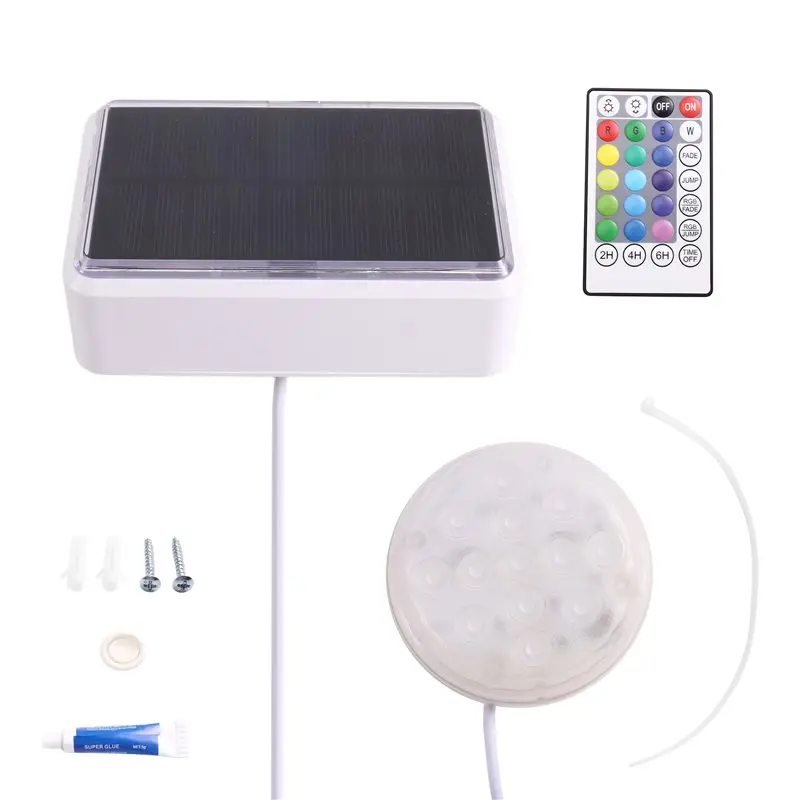 

【THANKSGIVING DAY】Swimming Pool Underwater Lights IP68 Waterproof Underwater Lights Light With Remote For Above Ground Pool