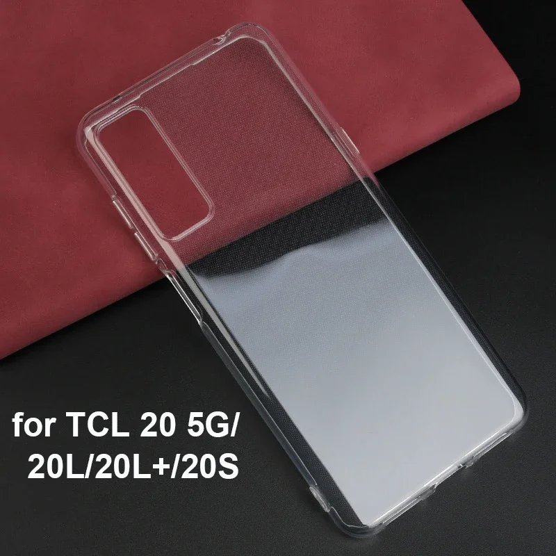 Soft TPU Case For TCL 20S 20L Plus 20 SE Pro Transparent Silicone Case for TCL 20SE 20Pro 5G Back Clear Protective Cover Caps