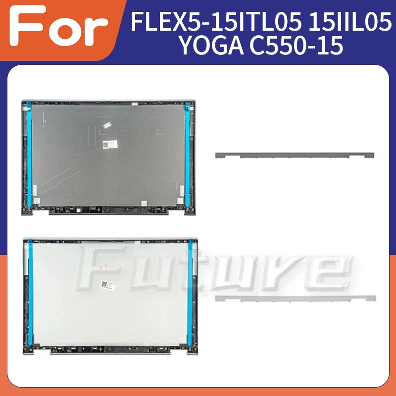 Laptop Accessorie Back cover Hingecover For YOGA C550-15 Ideapad Flex 5-15IIL05 5-15ITL05 5-15ALC05 Replacement Housing
