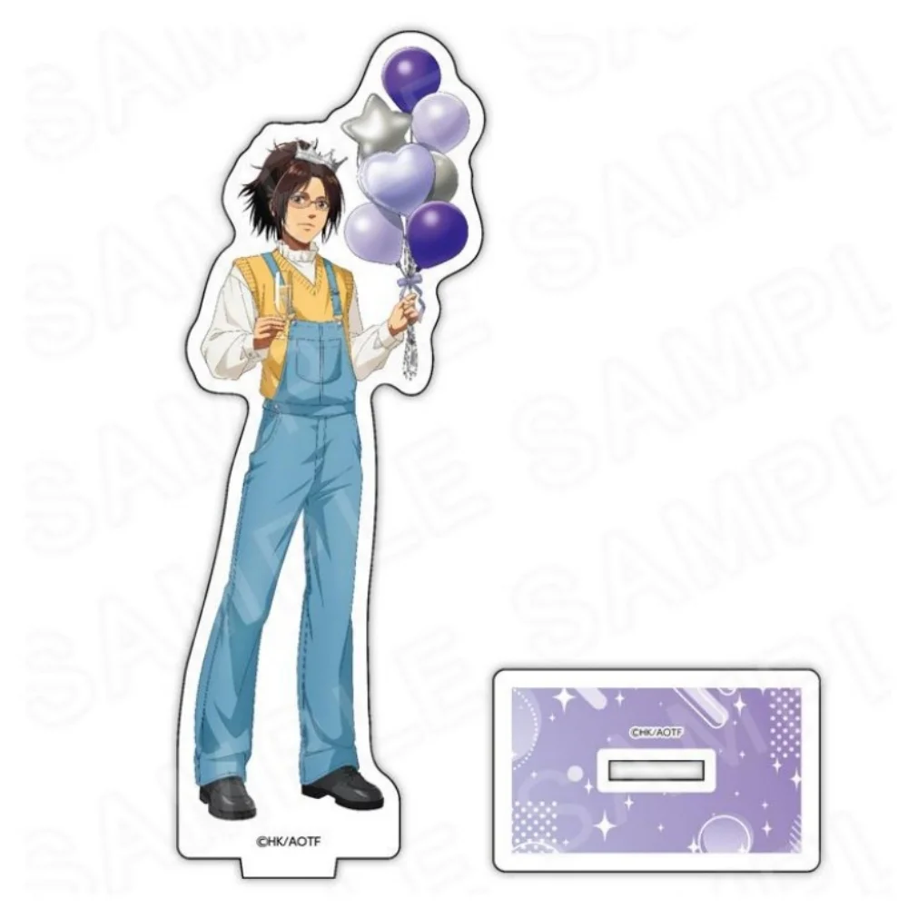Attack on Titan Eren Levi Erwin Ballroom Hange Birthday 10&15CM Acrylic Stand Keychain 2026 New Anime Stand Display Decor Gift