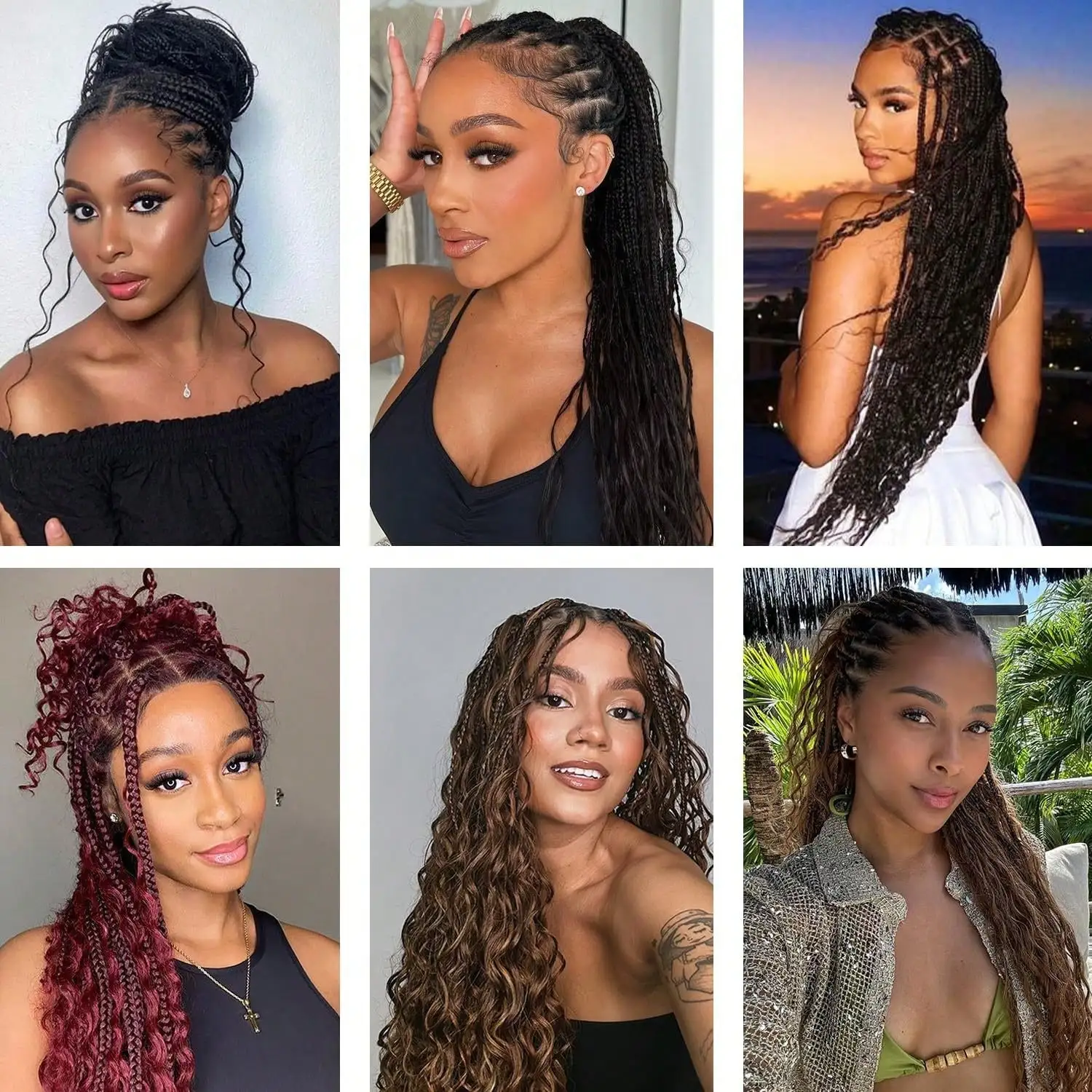 12A Curly Human Braiding Hair For Boho Braids Bulk Deep Wave Human Hair Brazilian Virgin Hair Bundles For Braiding No Weft Black image 6