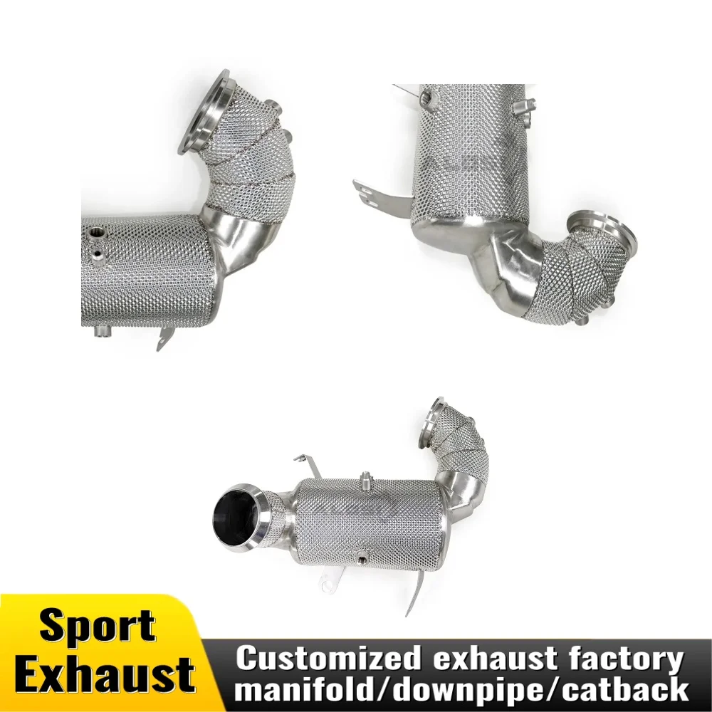 

For Lotus EMIRA 2.0T2021-2023 stainless steel high flow without lights exhaust downspout racing performance head power upgrade