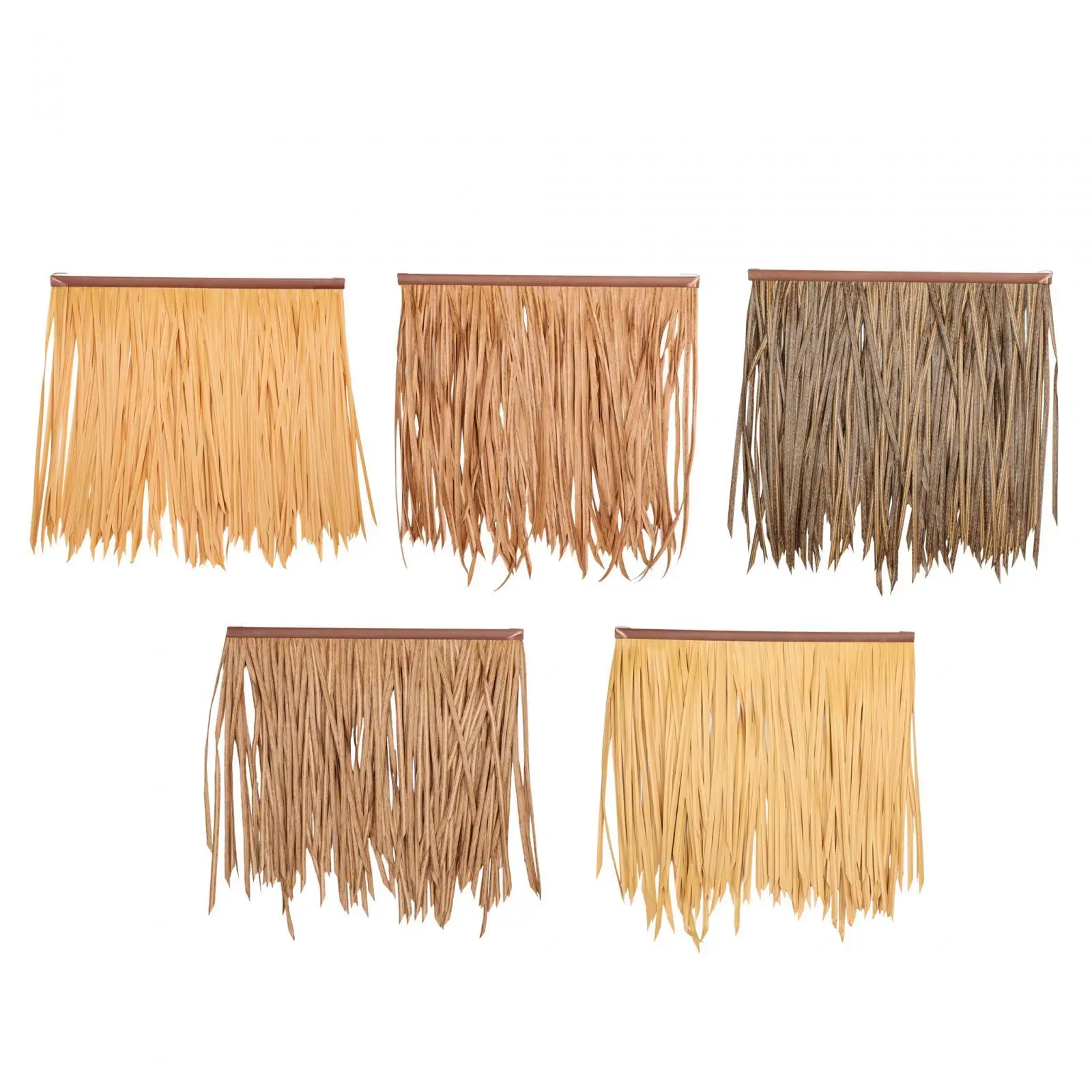 Synthetic Straw Roof Thatch Synthetic Thatch Grass Roof Artificial Thatch Roll for Garden Party Decoration Patio Hut Fence