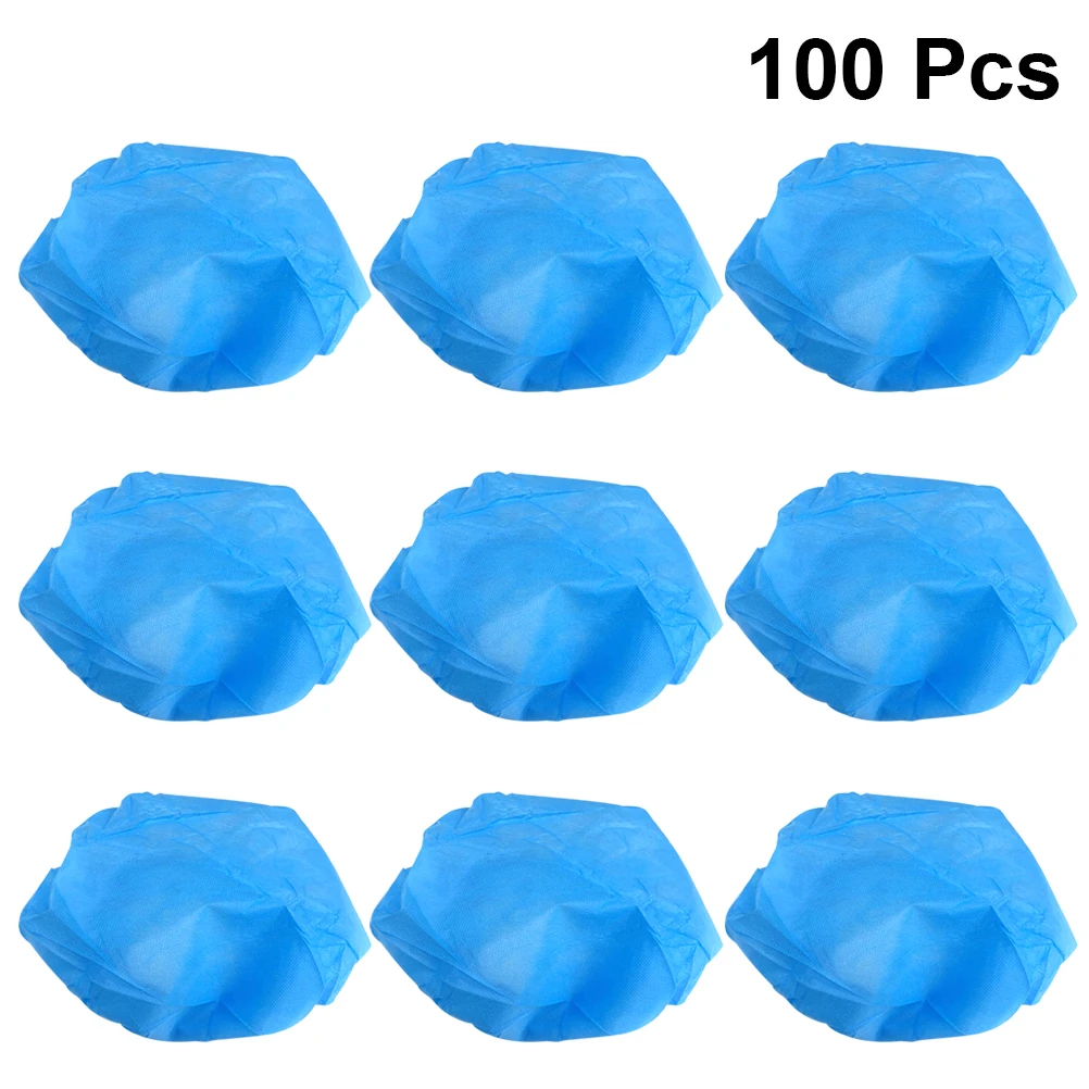 100 個ドクターナース使い捨て手術室帽子ワークショップ実用的な男性女性不織布通気性ワークキャップ