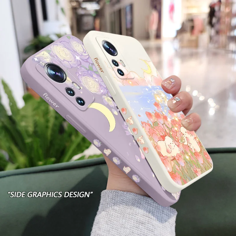 Fairy Rabbit Phone Case For Xiaomi Mi 14T 14 13 13T 12 11 Ultra 10 9 12T 11T 10T 9T Pro Lite Poco F5 F4 X4 M4 F3 X3 Pro 4G 5G GT