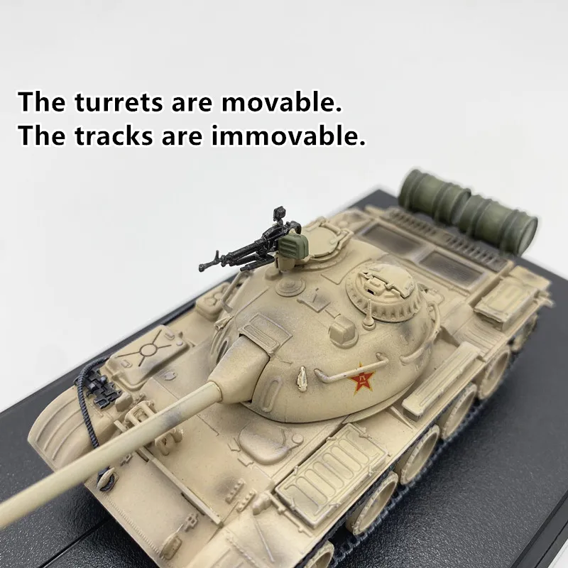 1/72 Chinese Army ZTZ-59 Main Battle Tank WZ120 T54 Plastic Finished Model Decoration Fashion Collection In Stock