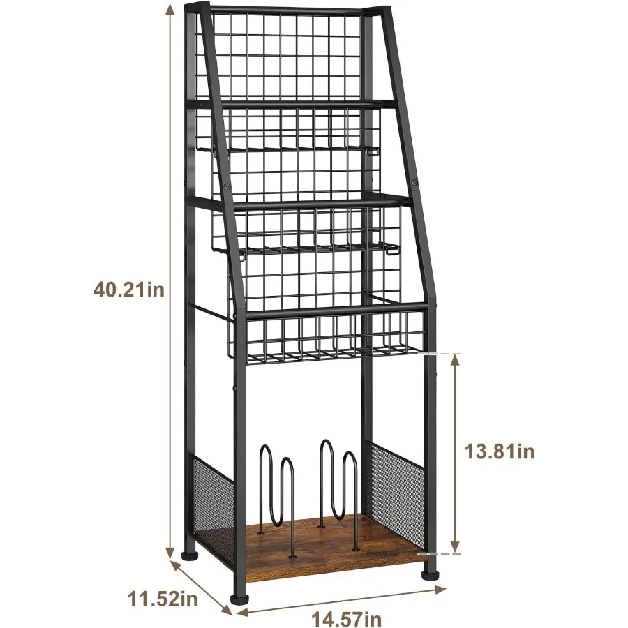 3 طبقات مسجل فينيل تخزين مع رف عرض حامل سلك قوي ما يصل إلى 100 ألبوم الفينيل التخزين المنظم الرف مع 4 La #4