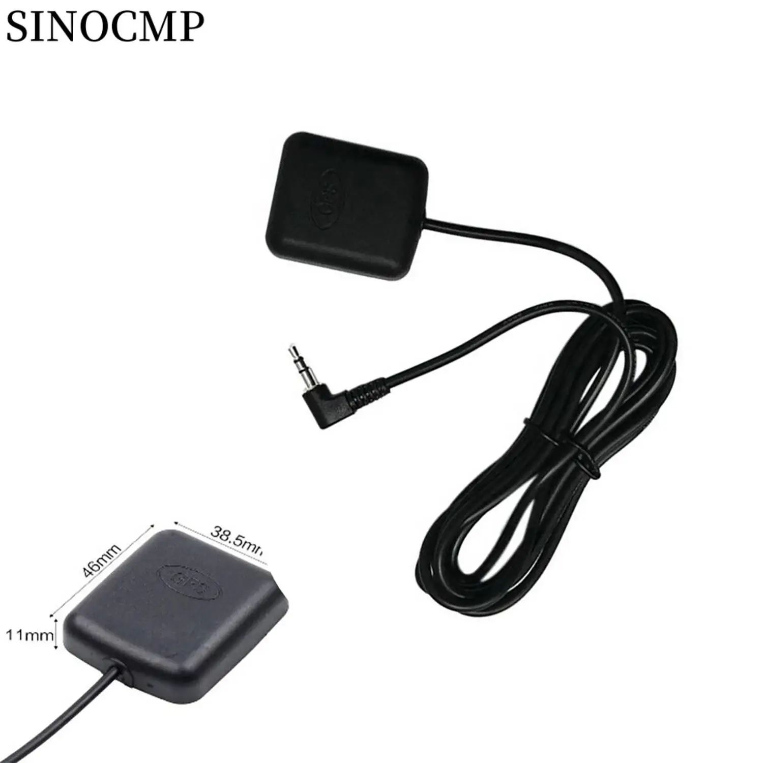 3.5mm Elbow External GPS Antenna For Car Truck SUV Dash Cams Dash Camera Car Electronics GPS Accessories Parts