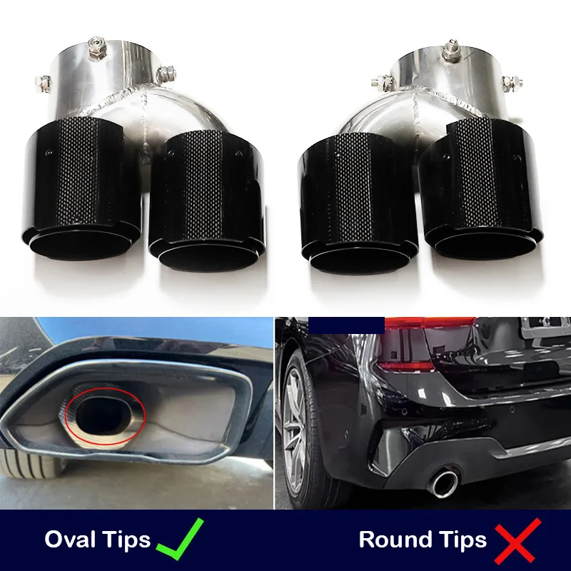 Für BMW M240i M340i M440i G20 G21 G22 G42 Auspuffrohr Upgrade Quad Schalldämpfer Endrohr Spitze Düse Auspuff Kopf