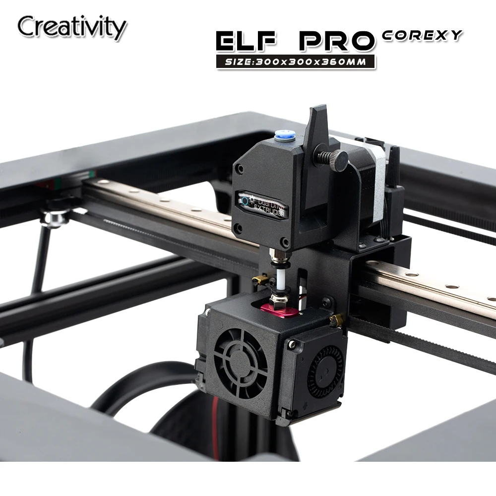 Creativity 3D Printer Corexy ELF Pro Printer Stable Frame Kit With TMC2208 Silent Drive Resume Power Off Cmagnet Build Plate