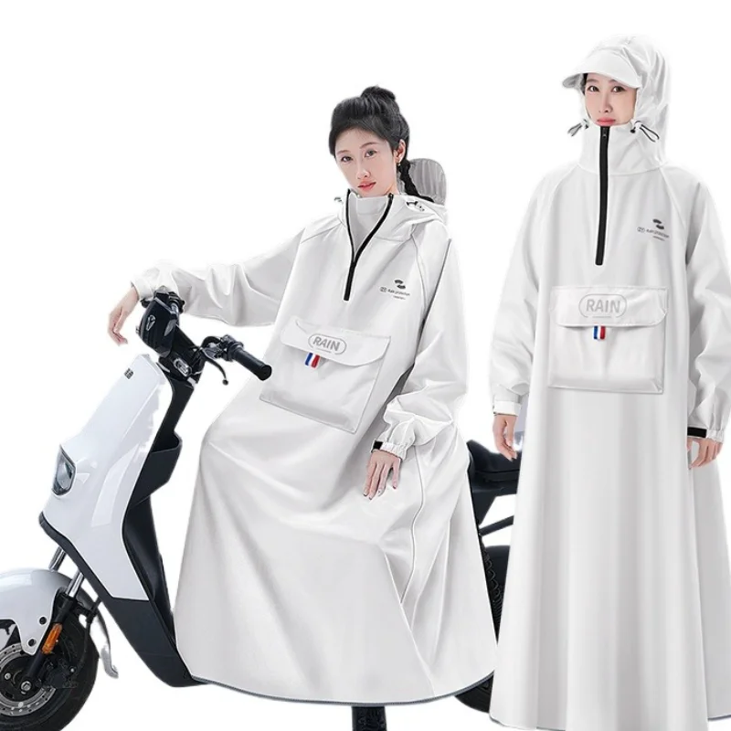 

Heavy Duty Full Body Motorcycle Raincoat - Waterproof Oxford Fabric Rain Suit for Men & Women, Electric Scooter & Cycling